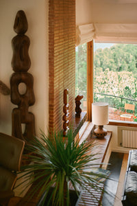 Lamp Shade Cream Linen Boucle, Low Boucle by HKLIVING