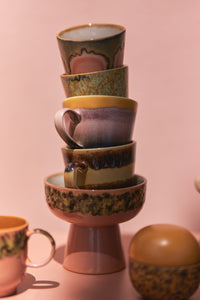 Cappuccino Mugs, Set of 4, Vista from 70s Ceramics by HKLIVING