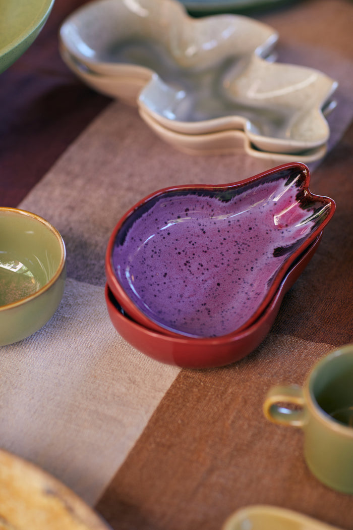 Shell Tapas Plate, Dragonfruit by HKLIVING