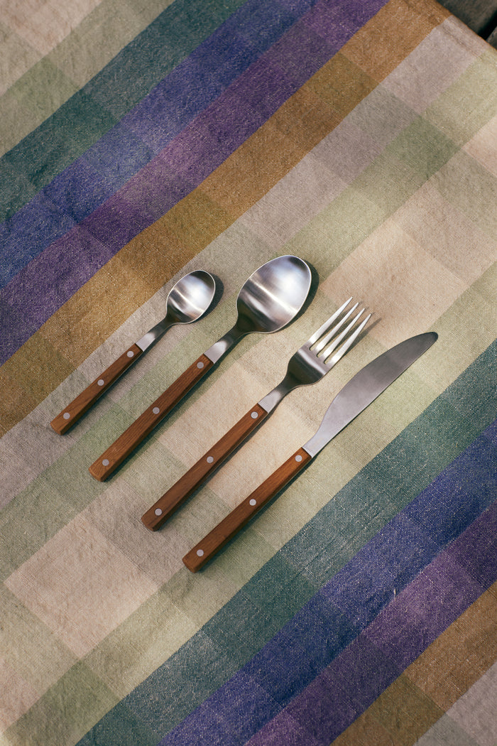 HKLIVING Vida Check Table Cloth - Mint Cobalt (140x220cm)