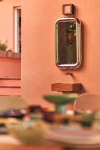 Chubby Chrome Mirror, 45 x 85cm by HKLIVING