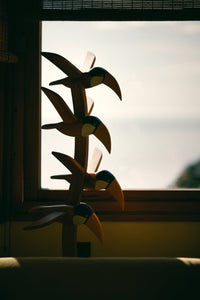 Toucan Sculpture by HKLIVING in Mahogany Wood