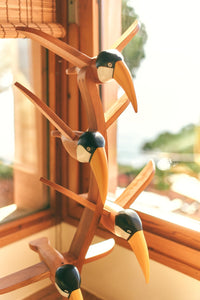 Toucan Sculpture by HKLIVING in Mahogany Wood