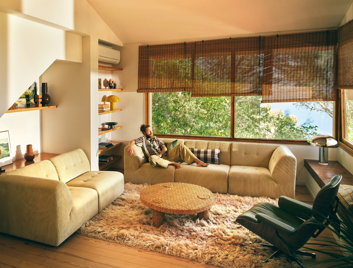 Woven Rattan Coffee Table ø100cm by HKLIVING
