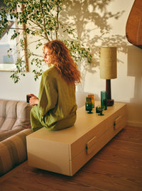 Spacious Lowboard, Sideboard, in Cream from HKLIVING
