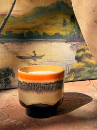 Tropical Scented Candle, Tulum, 70s Ceramics by HKLIVING