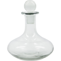 Classic-Shaped Clear Glass Carafe - 330ml by House Doctor