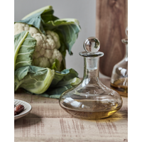 Classic-Shaped Clear Glass Carafe - 330ml by House Doctor