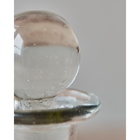 Classic-Shaped Clear Glass Carafe - 330ml by House Doctor