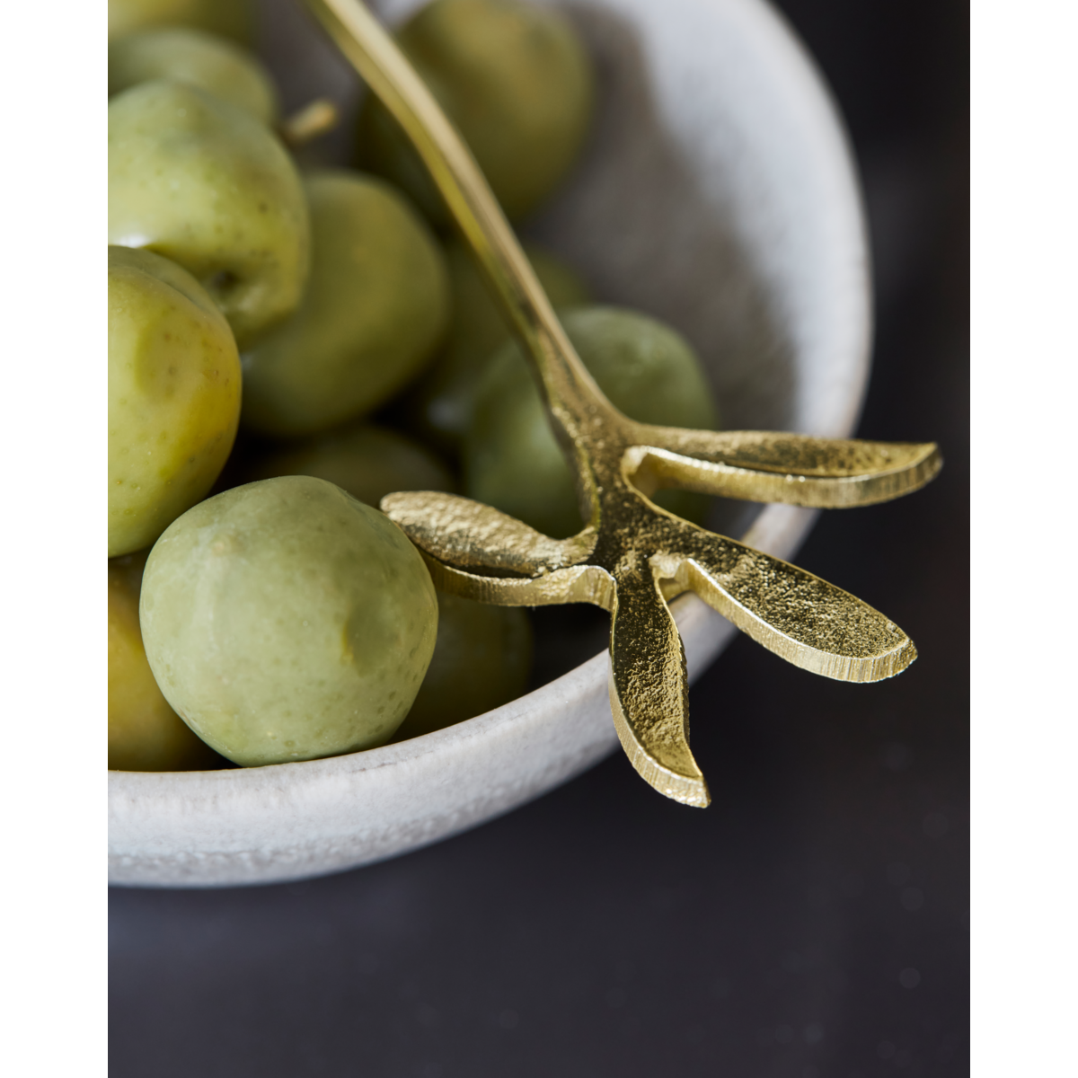 Elegant stainless steel and brass mini forks for entertaining