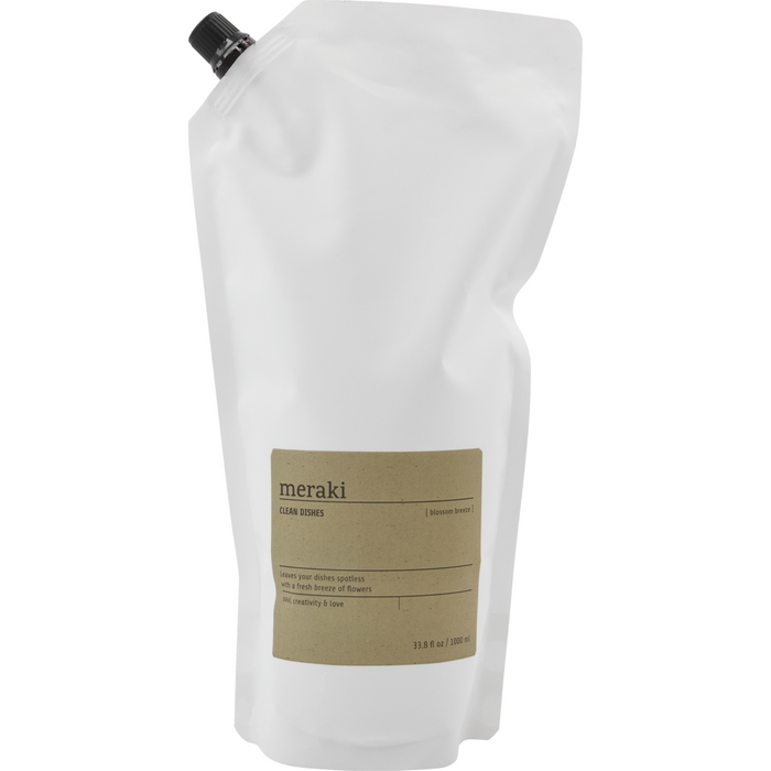 Dish Wash Refill - Blossom Breeze - Floral Citrus Mint (1000ml) by Meraki