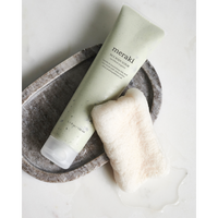 Organic Rice Body Scrub with Shea Butter & Aloe Vera (150ml) by Meraki