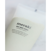 Organic Rice Body Scrub with Shea Butter & Aloe Vera (150ml) by Meraki