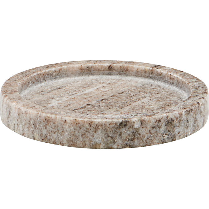 Round Beige Marble Tray (Ø12.5cm) by Meraki