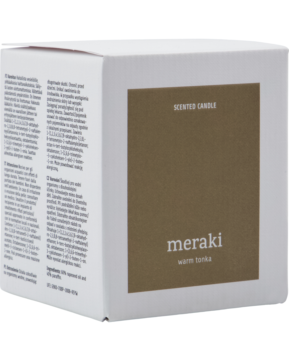Warm Tonka by Meraki Scented Candle