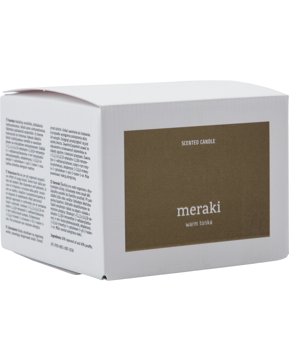 Warm Tonka by Meraki Scented Candle