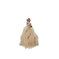 Decorative Rooster – Beige/White Mix (23cm) by Wikholmform