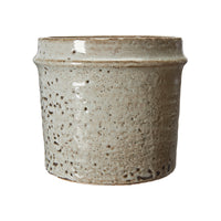 Ceramic Planter – EVA by Wikholmform (Brown Melange, Set of 2 or Individual Pots)