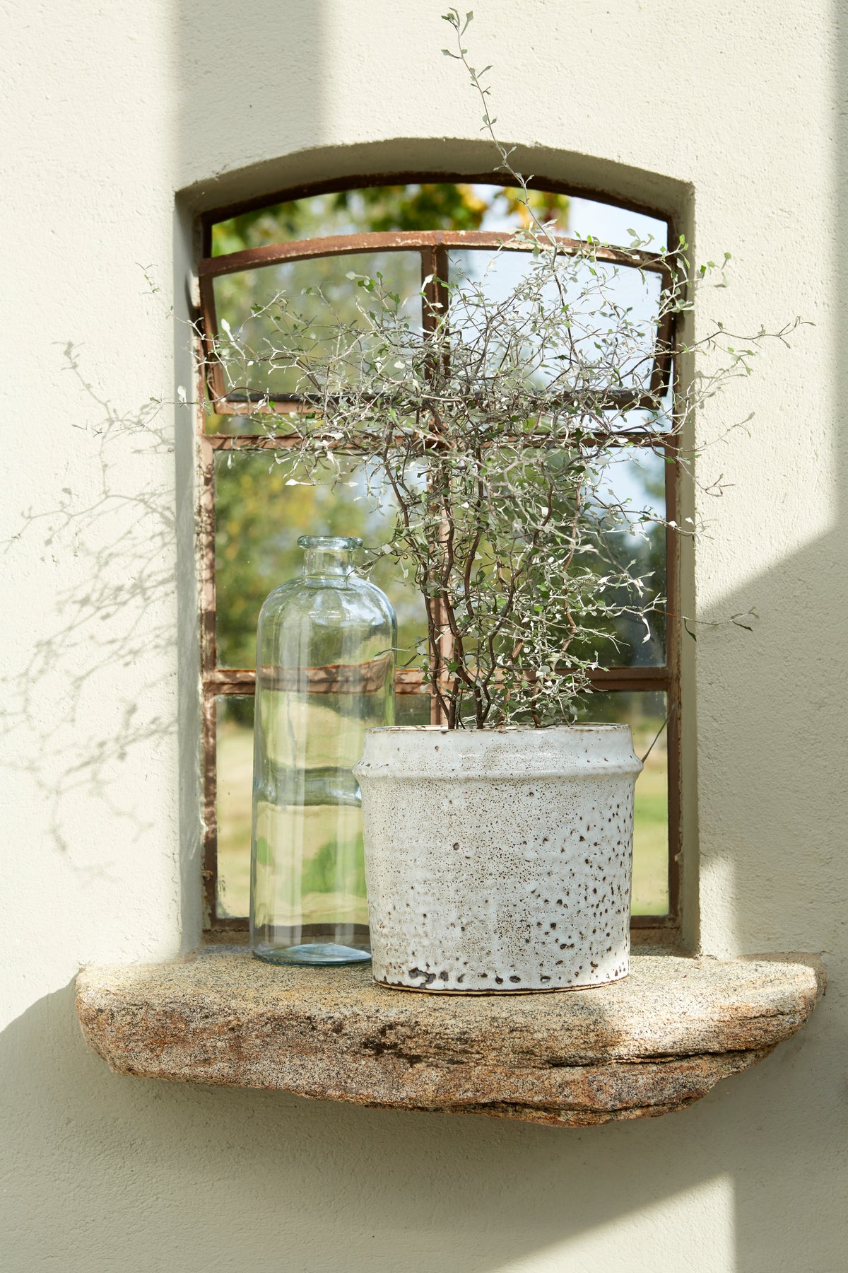 Ceramic Planter – EVA by Wikholmform (Brown Melange, Set of 2 or Individual Pots)