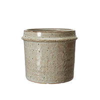 Ceramic Planter – EVA by Wikholmform (Brown Melange, Set of 2 or Individual Pots)