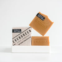 Natural Soap – Patchouli, Ho Wood & Turmeric 105g / 52g by Evergreen