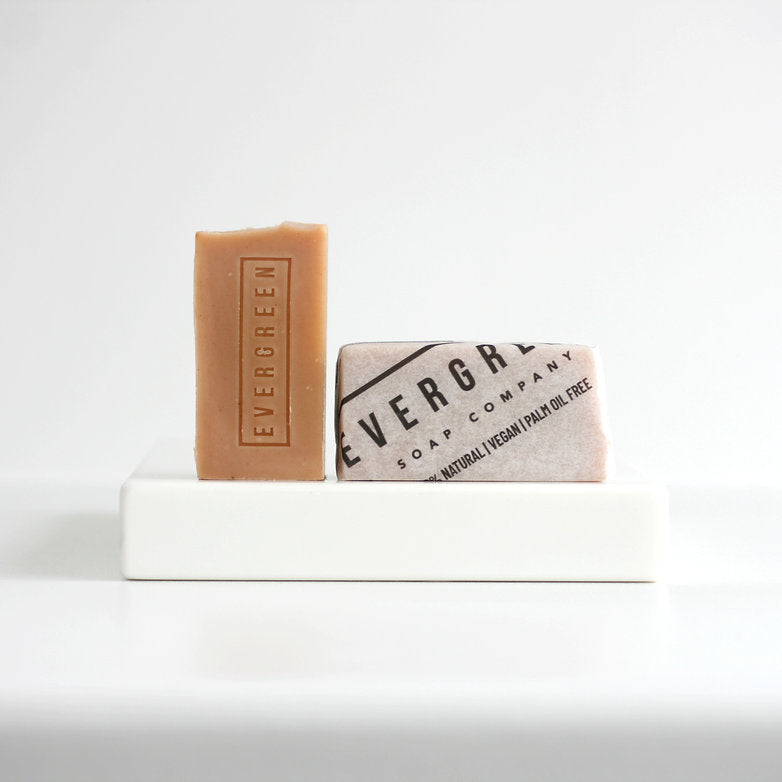 Natural Soap – Patchouli, Ho Wood & Turmeric 105g / 52g by Evergreen