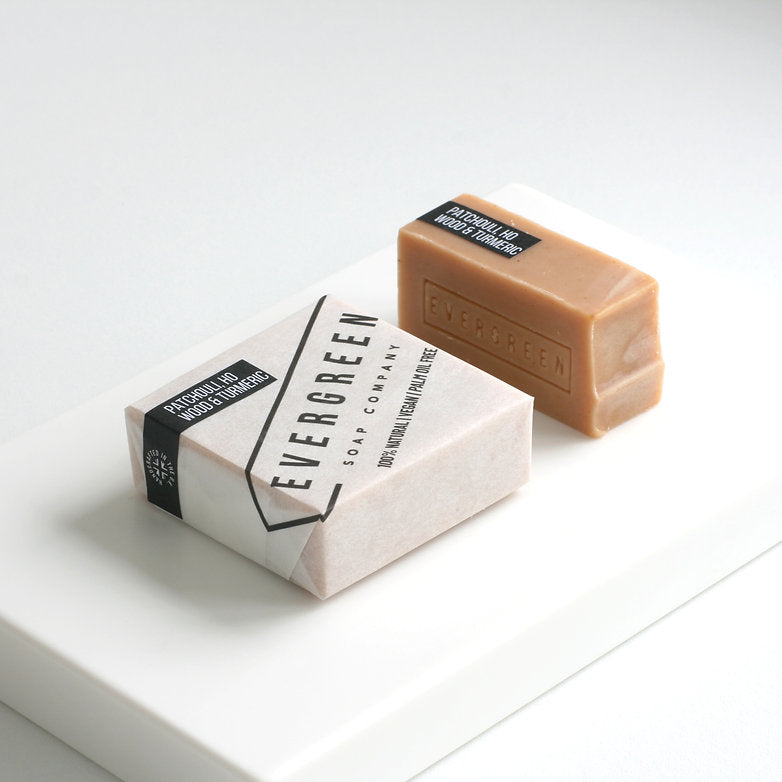 Evergreen soap from North Home – grounding natural bar in recyclable wrap