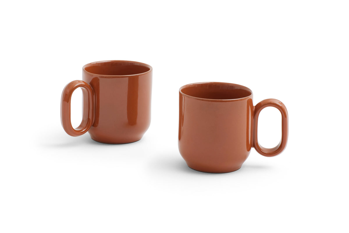 Barro Cups in Set of 2 from HAY in Natural, Pink, Light Blue