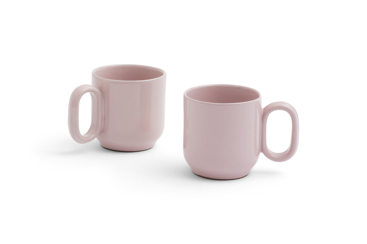 Barro Cups in Set of 2 from HAY in Natural, Pink, Light Blue