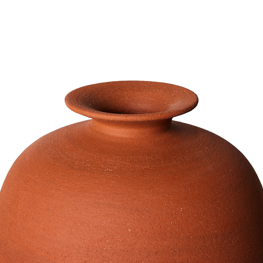 Objects Handmade Terracotta Vase by HKLIVING