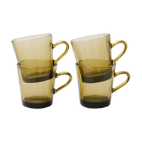 Coffee Cups Mud Brown (set of 4)