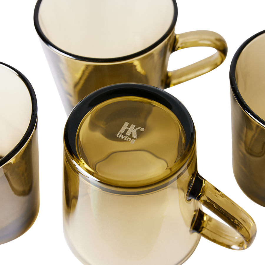 Coffee Cups Mud Brown (set of 4)