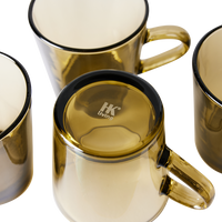 Coffee Cups Mud Brown (set of 4)