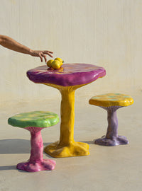 Seletti Amanita Table - Playful Mushroom-Inspired Table in Pink