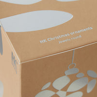 Glass Christmas Ornaments: Jewel Round by HKLIVING
