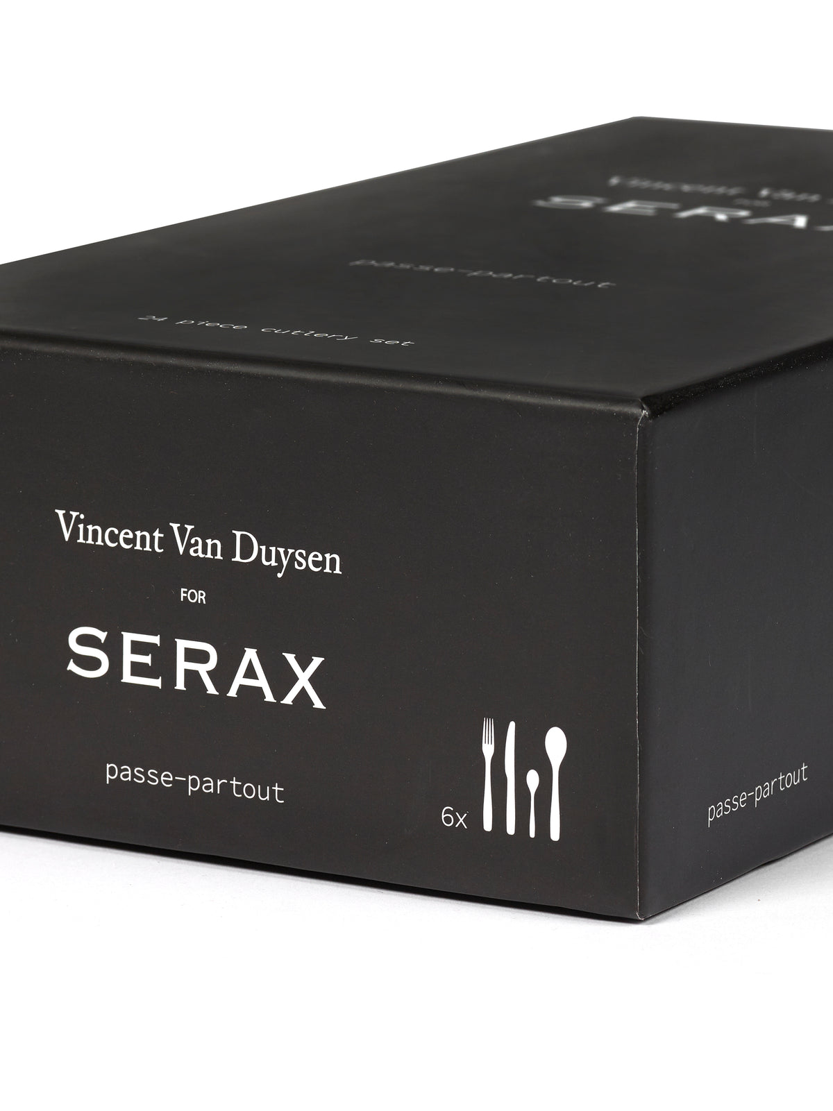 Gift Boxed Cutlery Set - 24 Pieces by Serax, Designed by Vincent Van Duysen