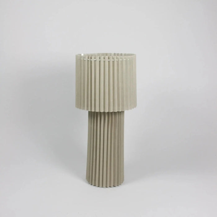 natural table lamp from olsson and jensen design house giving texture and folds to a space