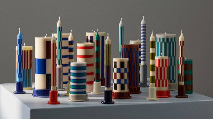 Pattern Candles by HAY, Packs of 4
