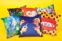 Seletti x TOILETPAPER Cushions - Surreal Pop Art Designs in Bold Styles
