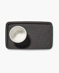 Tray Rectangular Ash Black