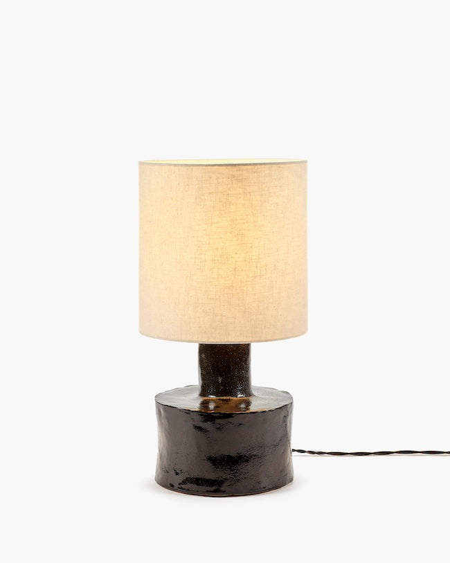 Table Lamp Black Beige Catherine by Serax
