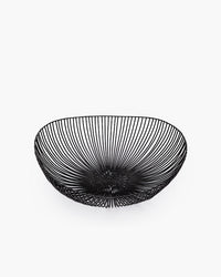 Wire Basket Oval Black by Serax