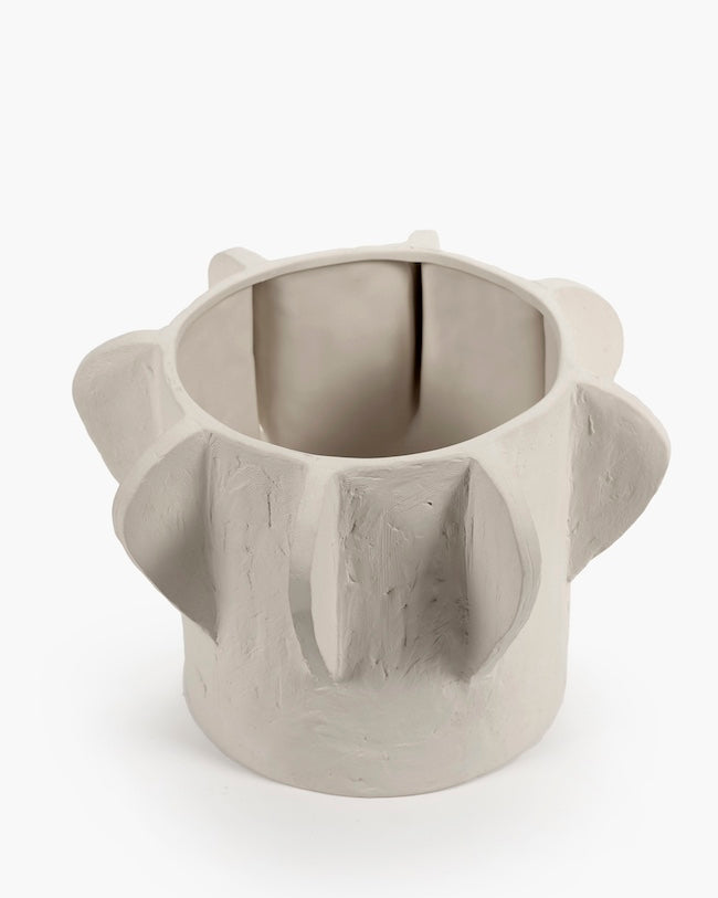 Flower Pot 02 M beige Molly