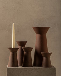 Vase 02 Red Brown by Marie-Ann for Serax - Available in Multiple Sizes