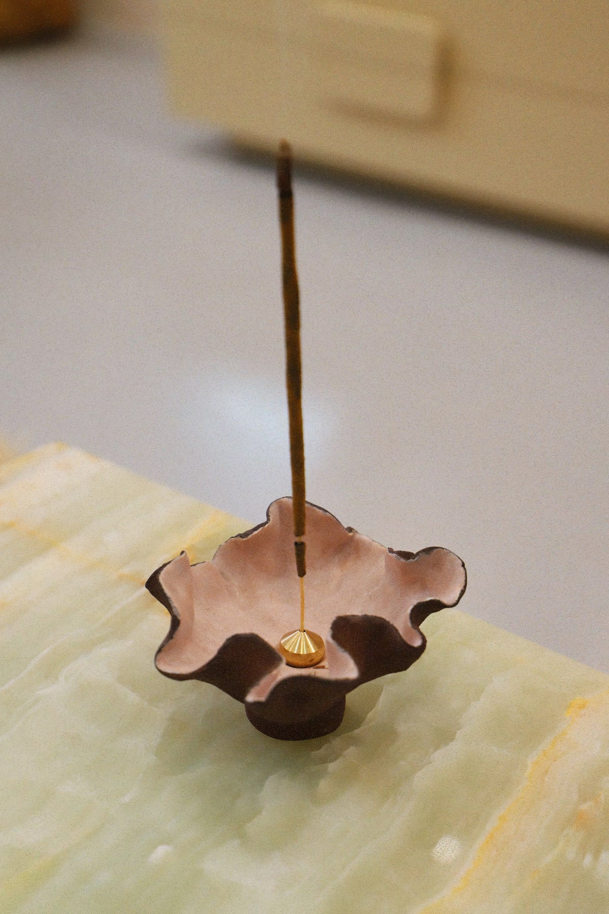 Hibiscus Rouge Handmade Ceramic Incense Holder – NH x L&S Ceramics