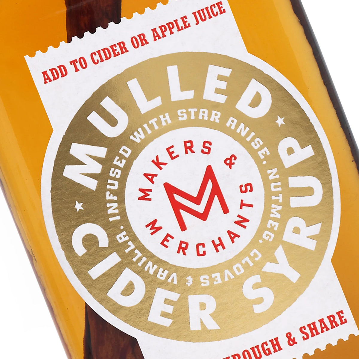 Handmade Mulled Cyder Syrup 200ml by Makers & Merchants