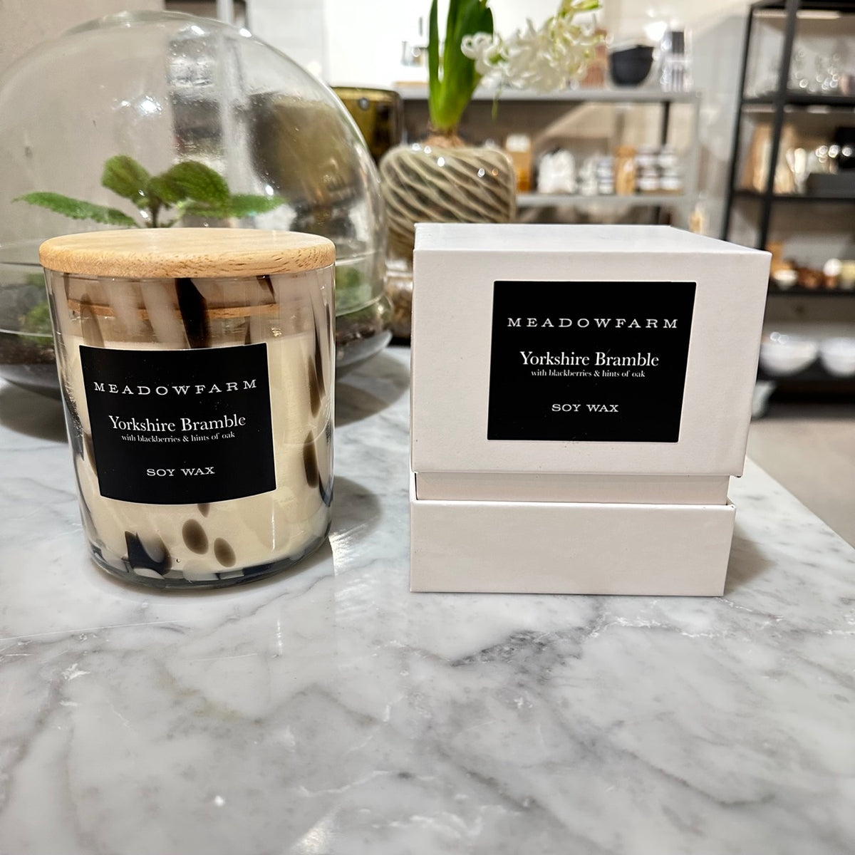 North Home Meadowfarm candle – bold bramble scent in reusable jar