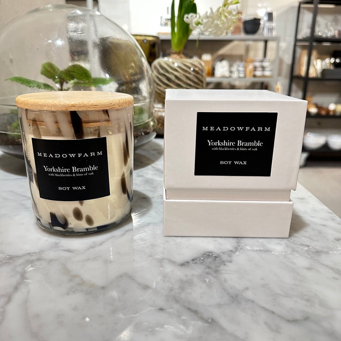 North Home Meadowfarm candle – bold bramble scent in reusable jar
