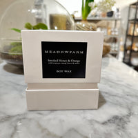 3-Wick Scented Candle – Smoked Honey & Orange 400g by Meadowfarm