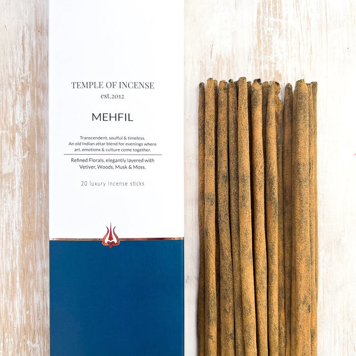 Mehfil Incense Sticks by Temple of Incense – Evoking Old-World Glamour